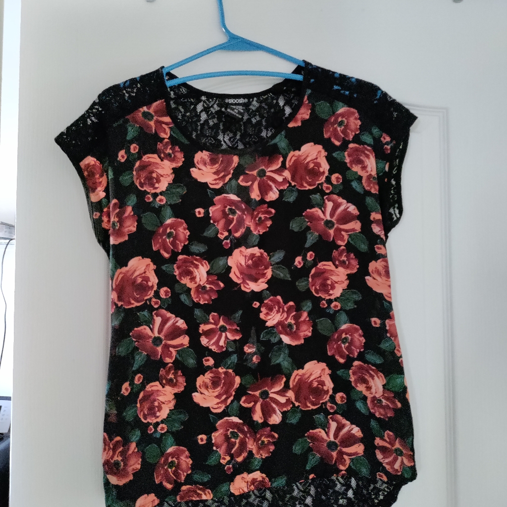 Rose Pattern Top
